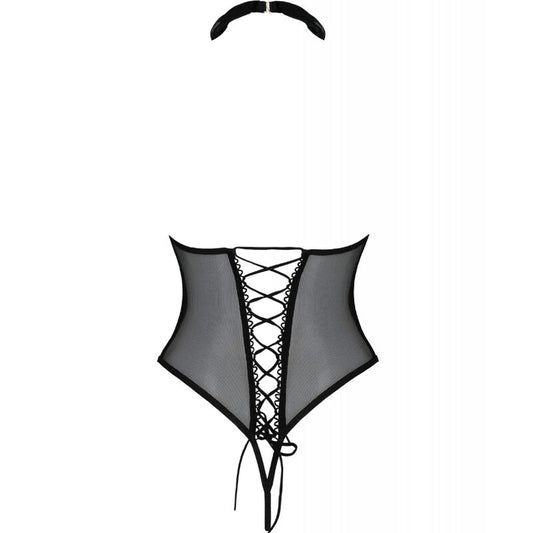 PASSION - TRISHA BODY ABIERTO NEGRO S/M