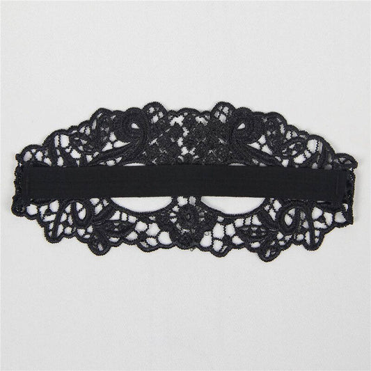 QUEEN LINGERIE - ANTIFAZ DE ENCAJE NEGRO