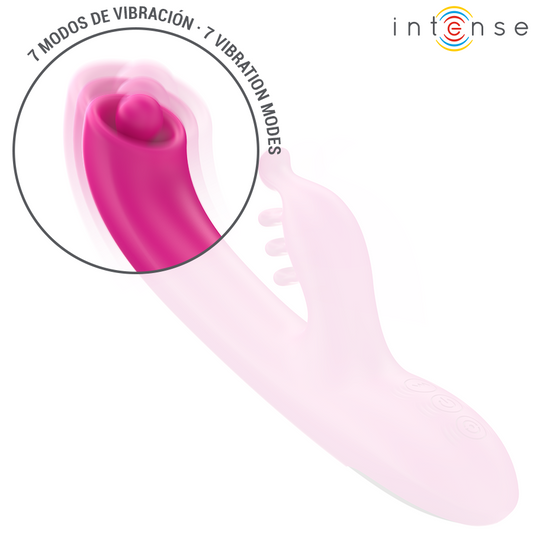 INTENSE - CHRISTINA VIBRADOR MULTIFUNCIÓN RABBIT 22.5 CM ROSA