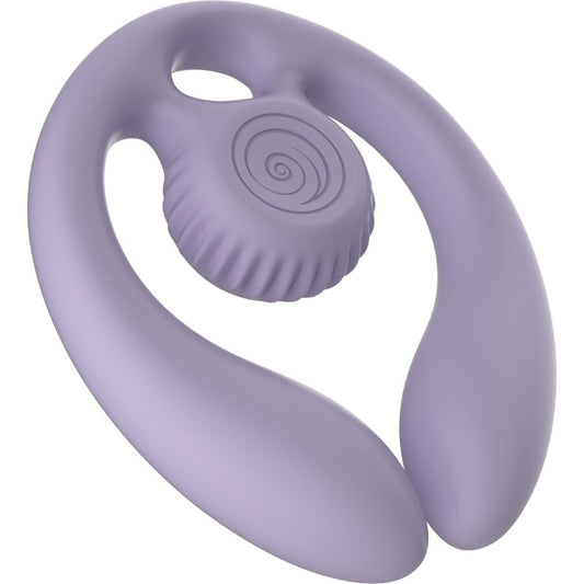 SNAIL VIBE - GIZI DÚO ESTIMULADOR DE PAREJAS CONTROL REMOTO LILA