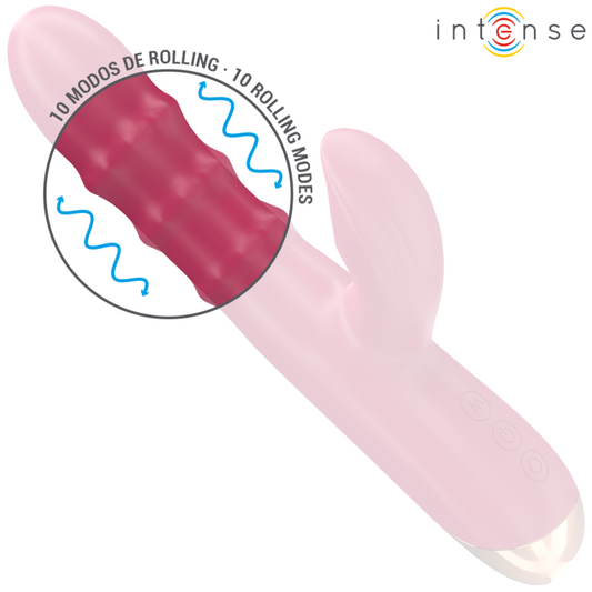 INTENSE - CHLOE VIBRADOR MULTIFUNCIÓN 3 EN 1 ROJO