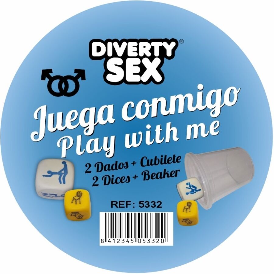 DIABLO PICANTE - DADOS LUGAR + POSTURAS CHICOS CON CUBILETE