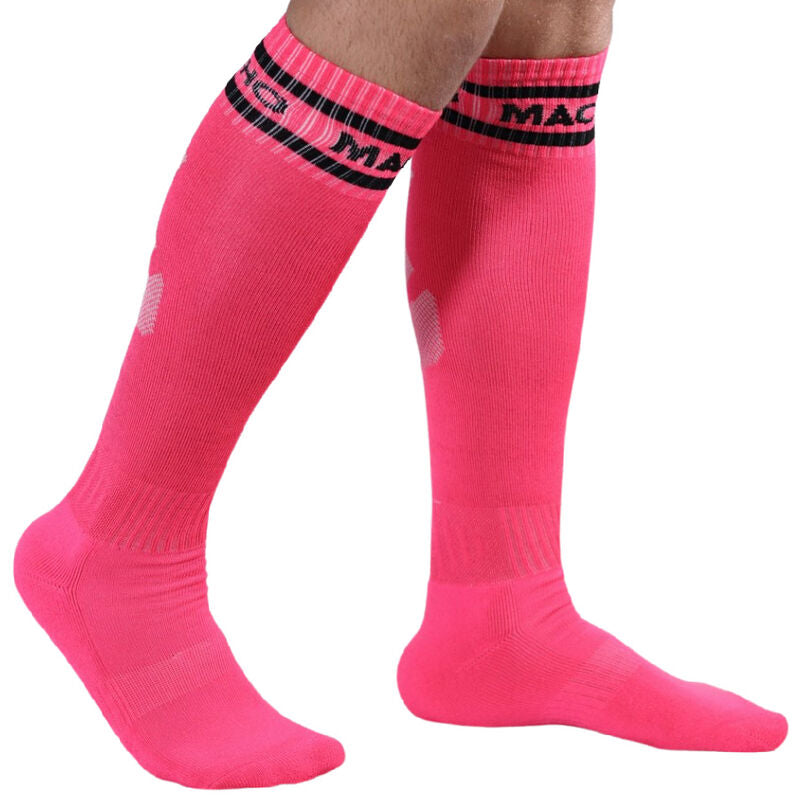 MACHO - CALCETINES LARGOS TALLA ÚNICA ROJO