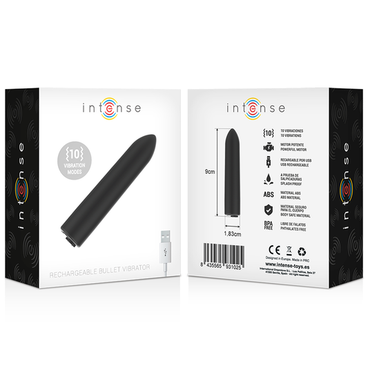 INTENSE - BALA VIBRADORA 10 MODOS VIBRACIÓN