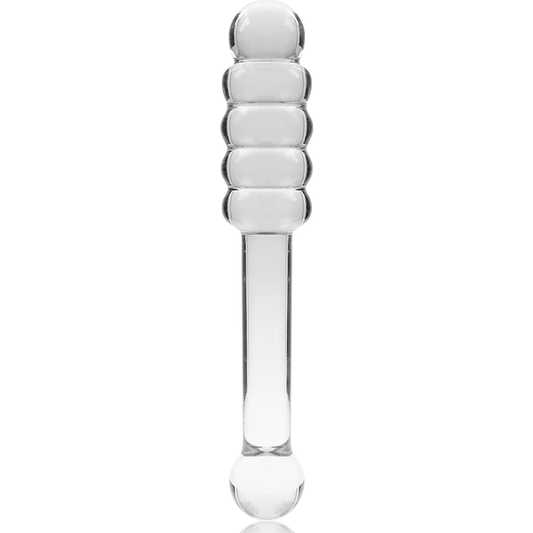 NEBULA SERIES BY IBIZA - MODELO 20 DILDO CRISTAL TRANSPARENTE 20.5 CM -O- 3 CM