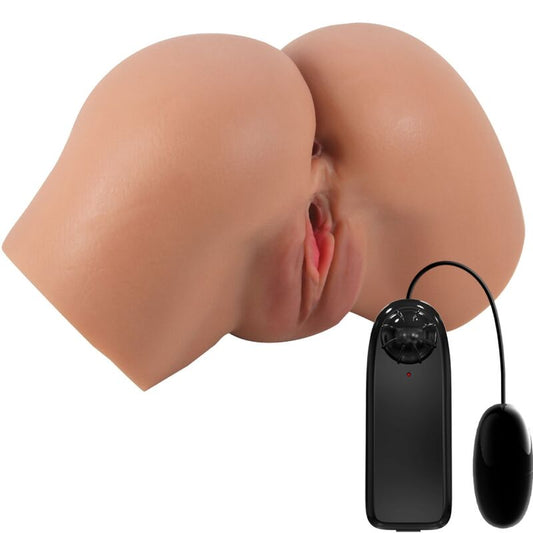 CRAZY BULL - HAILEY TRASERO VIBRADOR CON VAGINA Y ANO REALÍSTICO CONTROL REMOTO