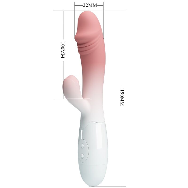 PRETTY LOVE - SNAPPY VIBRADOR RABBIT 3O VIBRACIONES ROSA