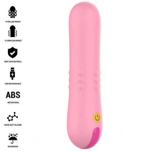 INTENSE - BARBARA VIBRADOR CON PERLAS GIRATORIAS