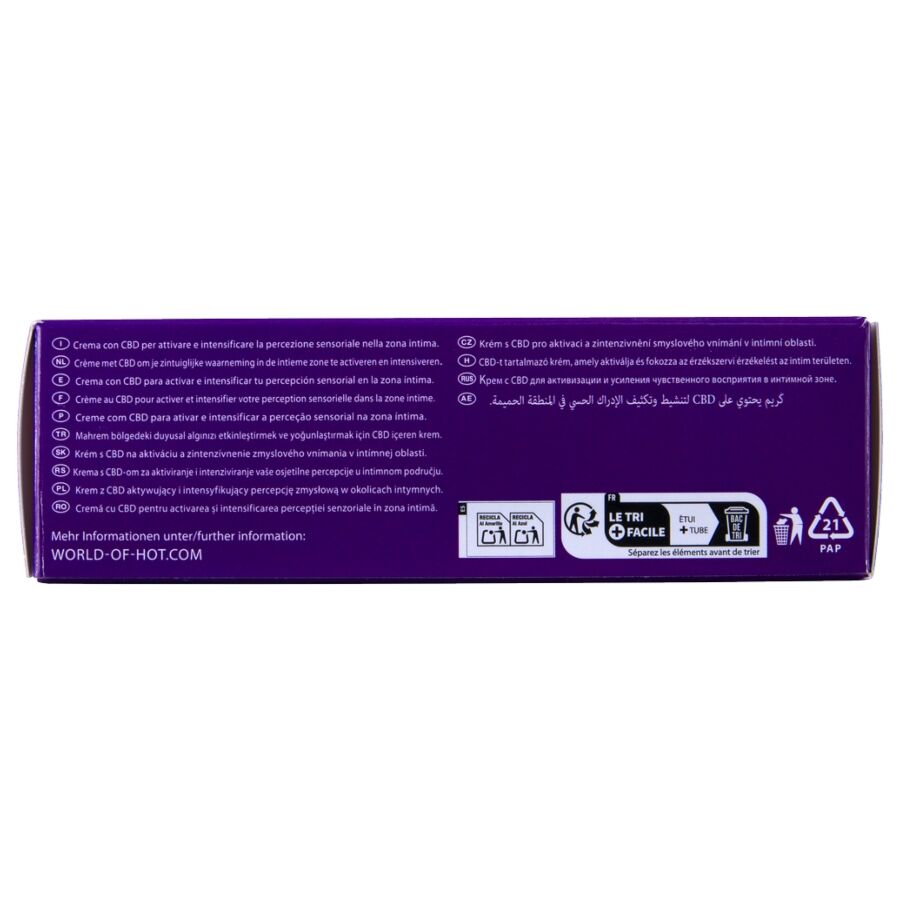HOT - CREMA PARA VULVA CON CBD 50 ML