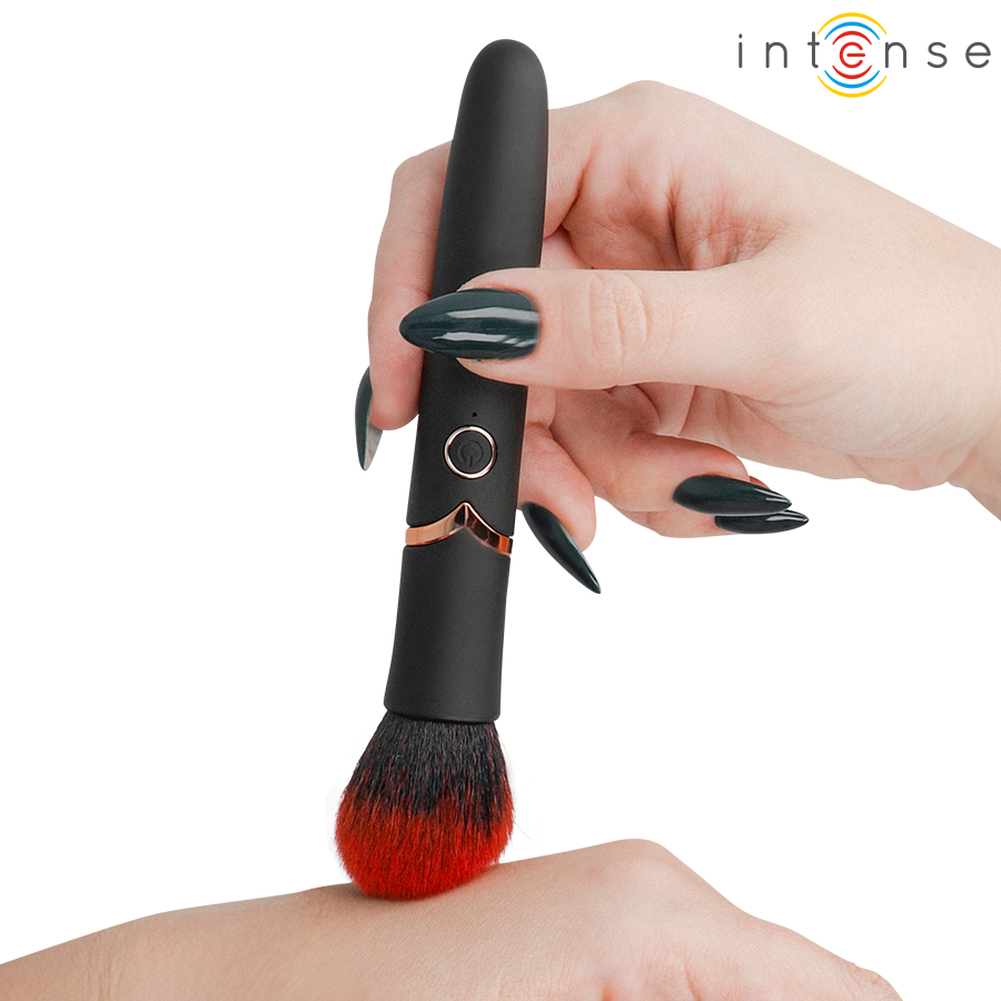 INTENSE - EMILIA VIBRADOR BROCHA CON EFECTO CALOR 16 CM