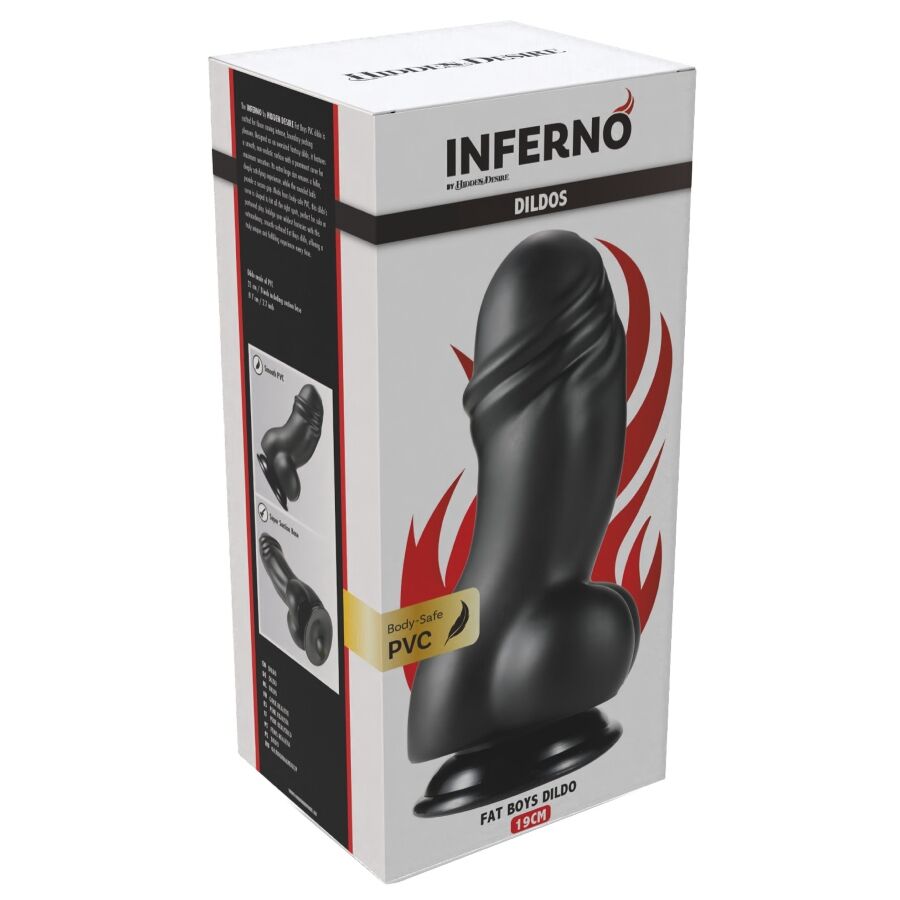 HIDDEN DESIRE - INFERNO DILDO 19 CM