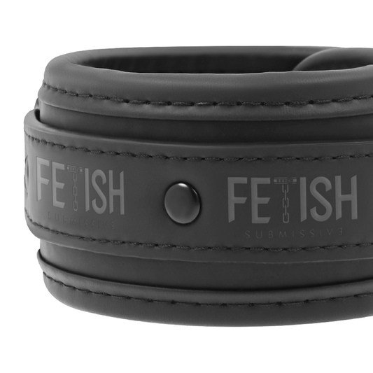 FETISH SUBMISSIVE - ESPOSAS TOBILLOS CUERO VEGANO CON FORRO DE NEOPRENO