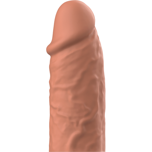 VIRILXL - EXTENSIÓN DE PENE LIQUID SILICONE V3 MARRÓN
