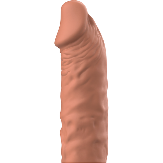 VIRILXL - EXTENSIÓN DE PENE LIQUID SILICONE V5 MARRÓN